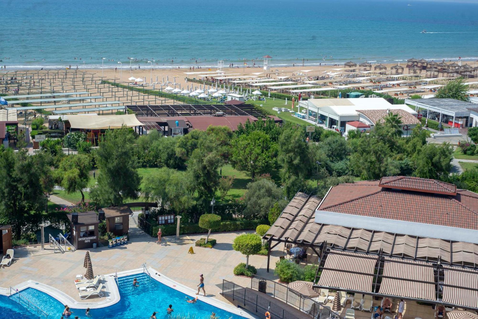 Adalya Ocean Deluxe Hotel Side Exterior foto